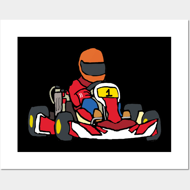 Karting Wall Art by Mark Ewbie